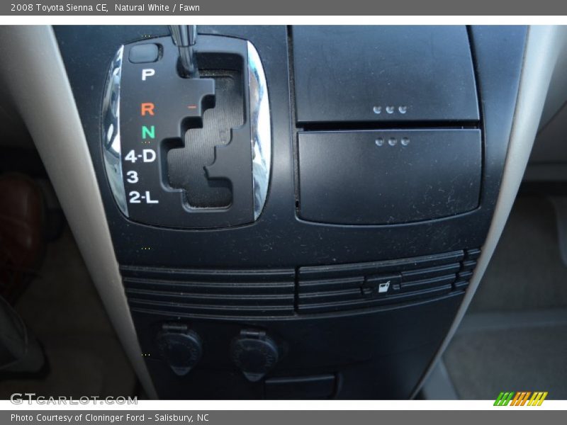 Natural White / Fawn 2008 Toyota Sienna CE