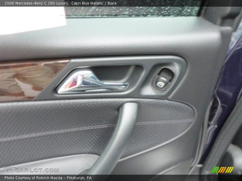 Capri Blue Metallic / Black 2006 Mercedes-Benz C 280 Luxury