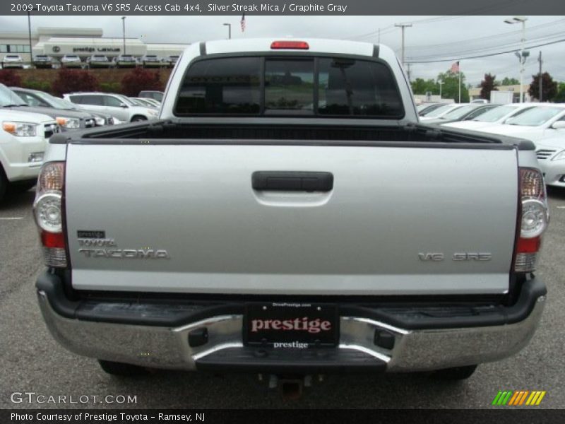 Silver Streak Mica / Graphite Gray 2009 Toyota Tacoma V6 SR5 Access Cab 4x4