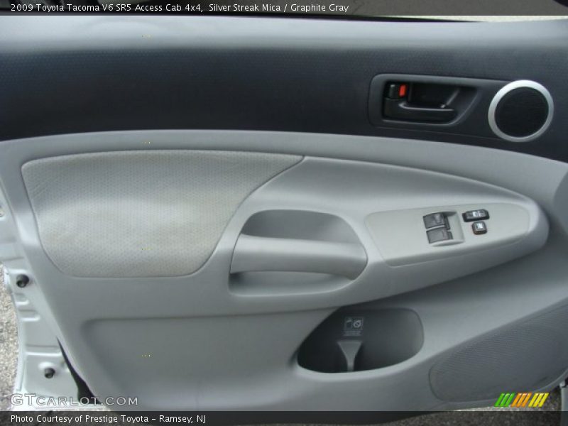 Silver Streak Mica / Graphite Gray 2009 Toyota Tacoma V6 SR5 Access Cab 4x4