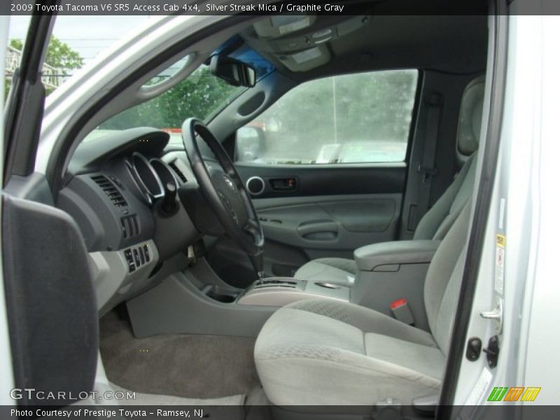 Silver Streak Mica / Graphite Gray 2009 Toyota Tacoma V6 SR5 Access Cab 4x4