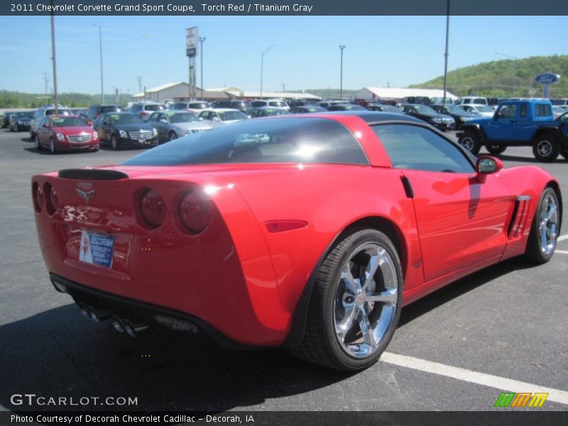 Torch Red / Titanium Gray 2011 Chevrolet Corvette Grand Sport Coupe