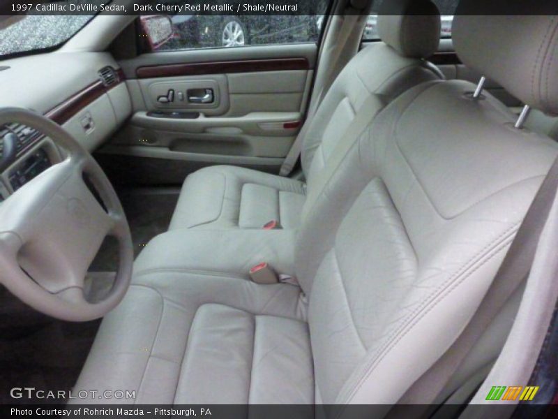 Dark Cherry Red Metallic / Shale/Neutral 1997 Cadillac DeVille Sedan