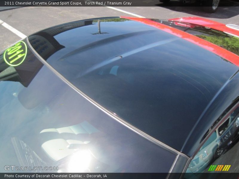 Torch Red / Titanium Gray 2011 Chevrolet Corvette Grand Sport Coupe