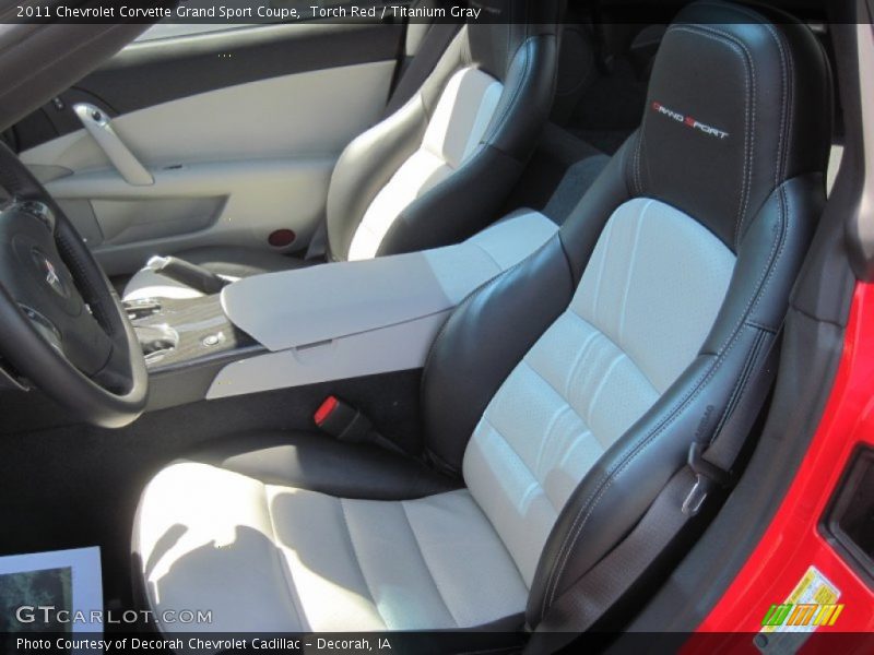 Torch Red / Titanium Gray 2011 Chevrolet Corvette Grand Sport Coupe