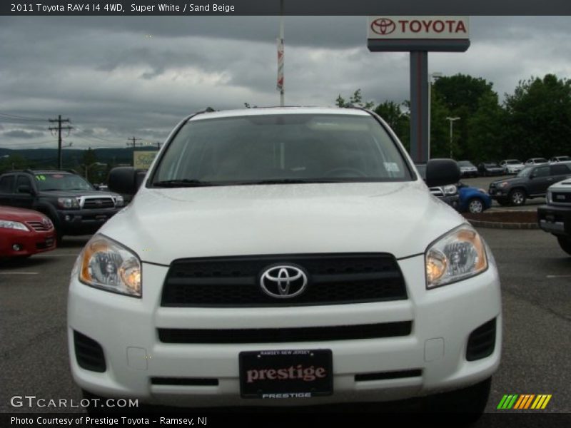 Super White / Sand Beige 2011 Toyota RAV4 I4 4WD