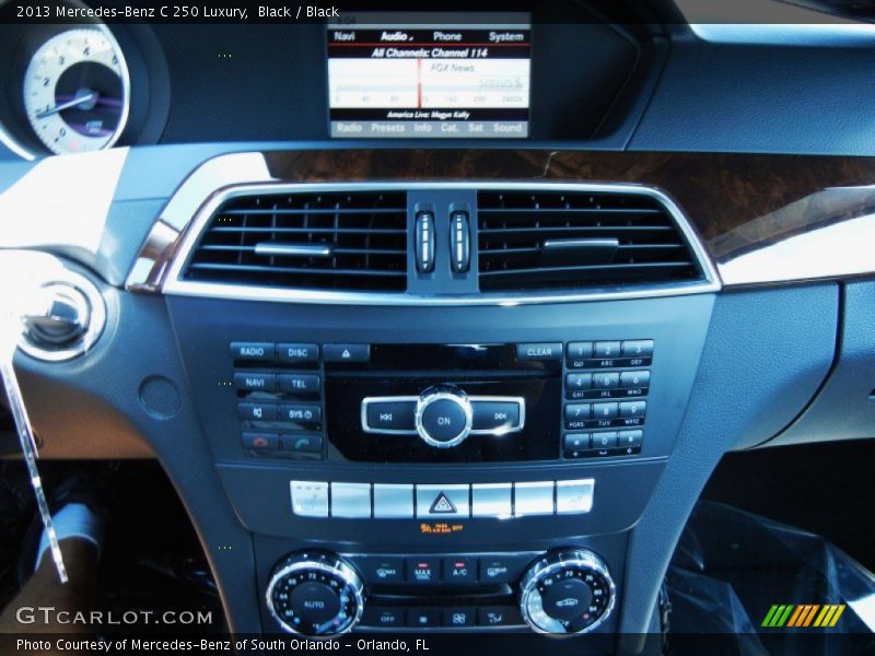 Black / Black 2013 Mercedes-Benz C 250 Luxury