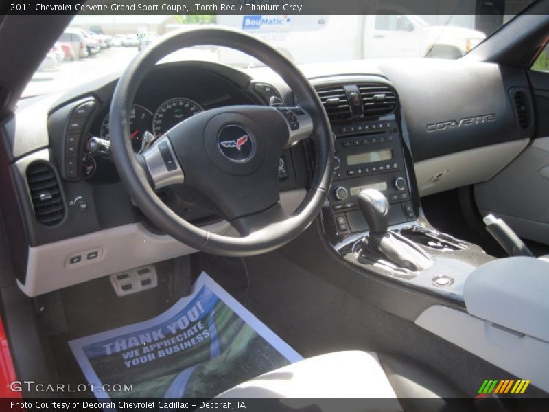 Torch Red / Titanium Gray 2011 Chevrolet Corvette Grand Sport Coupe