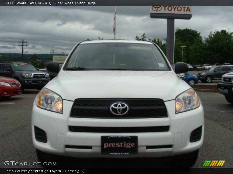 Super White / Sand Beige 2011 Toyota RAV4 I4 4WD