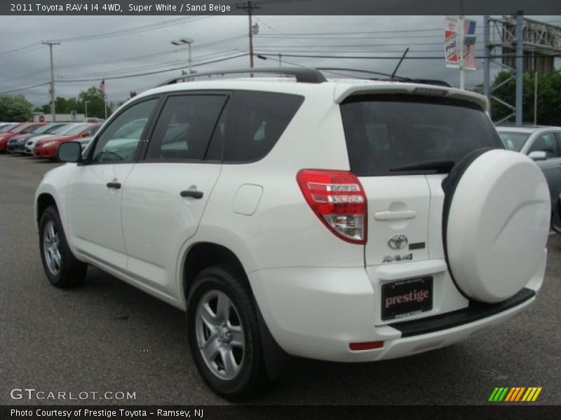 Super White / Sand Beige 2011 Toyota RAV4 I4 4WD