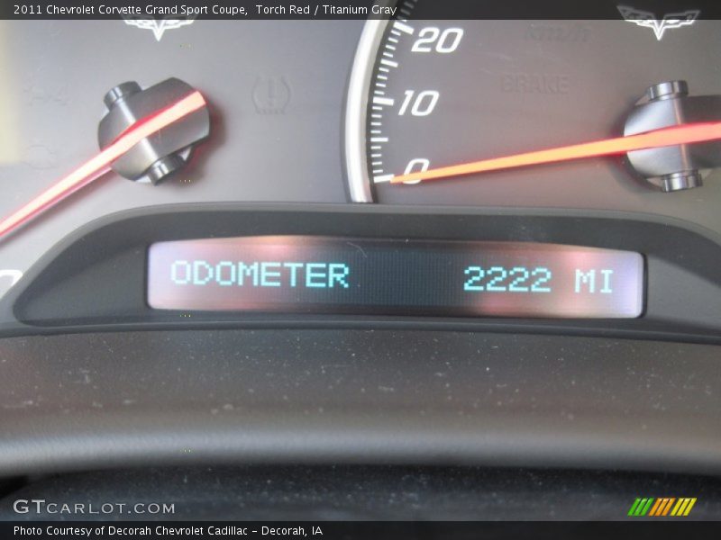 Torch Red / Titanium Gray 2011 Chevrolet Corvette Grand Sport Coupe