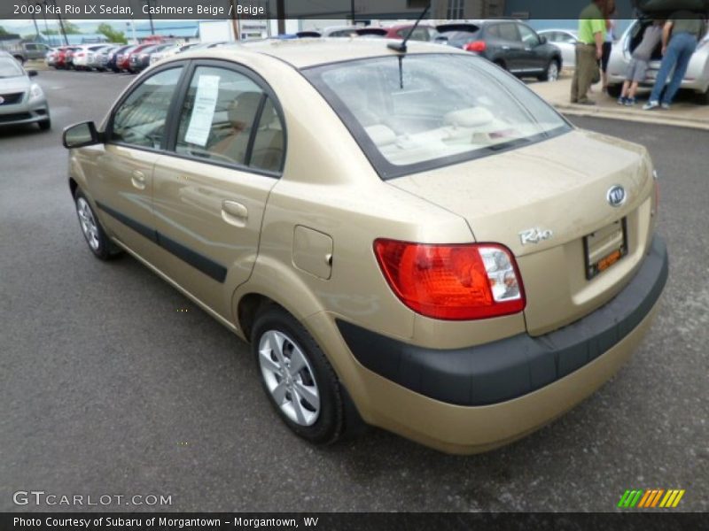 Cashmere Beige / Beige 2009 Kia Rio LX Sedan