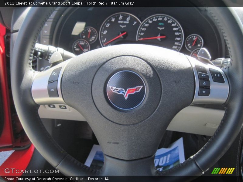 Torch Red / Titanium Gray 2011 Chevrolet Corvette Grand Sport Coupe