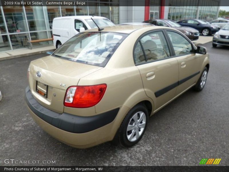 Cashmere Beige / Beige 2009 Kia Rio LX Sedan