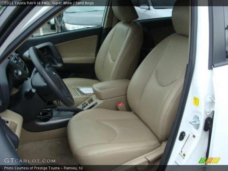 Super White / Sand Beige 2011 Toyota RAV4 I4 4WD