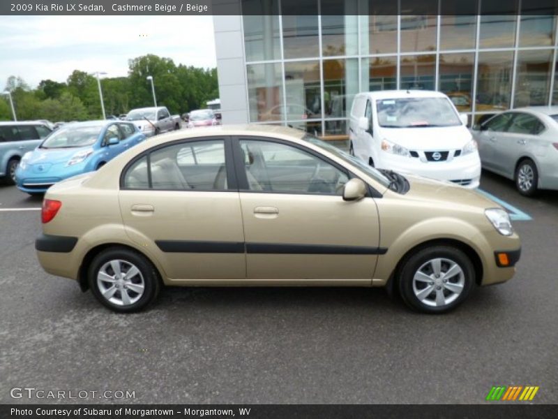 Cashmere Beige / Beige 2009 Kia Rio LX Sedan