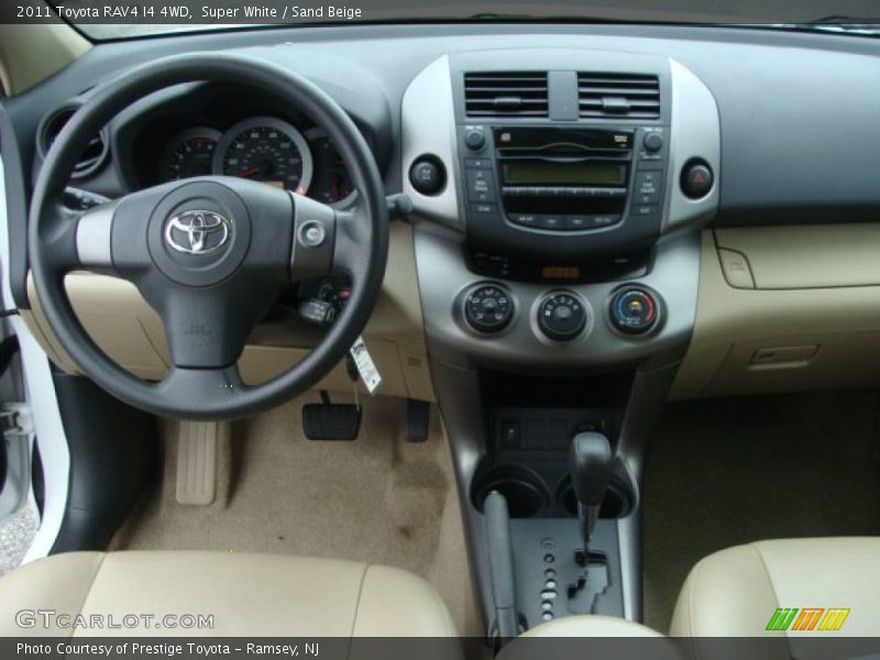 Super White / Sand Beige 2011 Toyota RAV4 I4 4WD