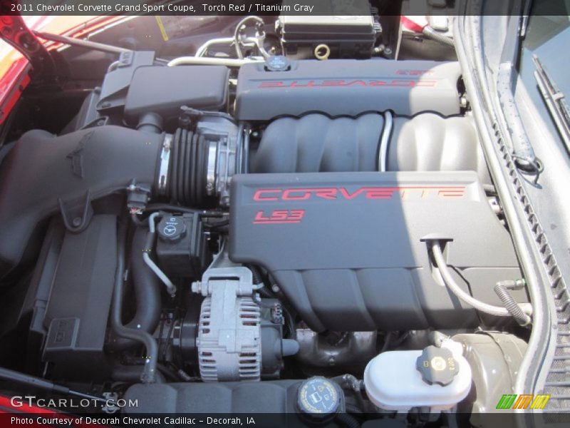 Torch Red / Titanium Gray 2011 Chevrolet Corvette Grand Sport Coupe