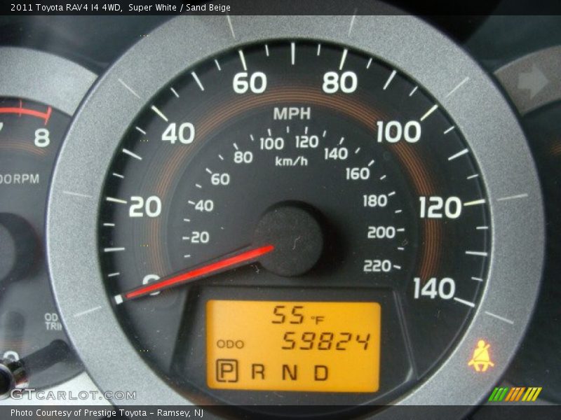 Super White / Sand Beige 2011 Toyota RAV4 I4 4WD