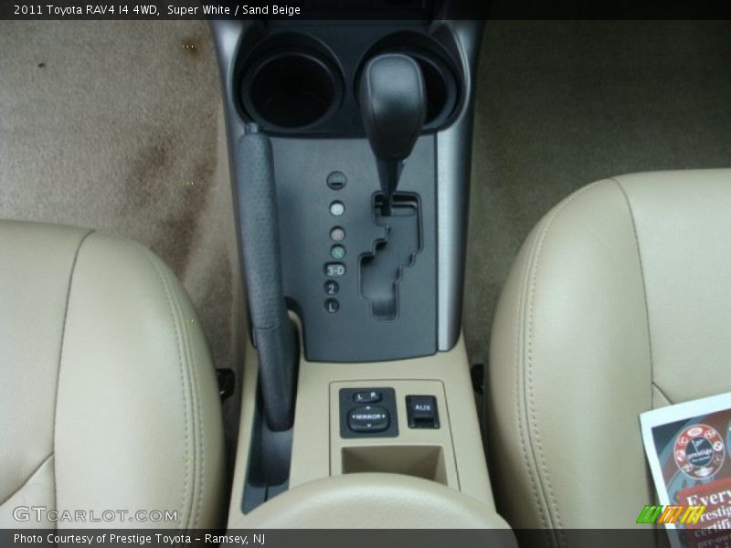 Super White / Sand Beige 2011 Toyota RAV4 I4 4WD