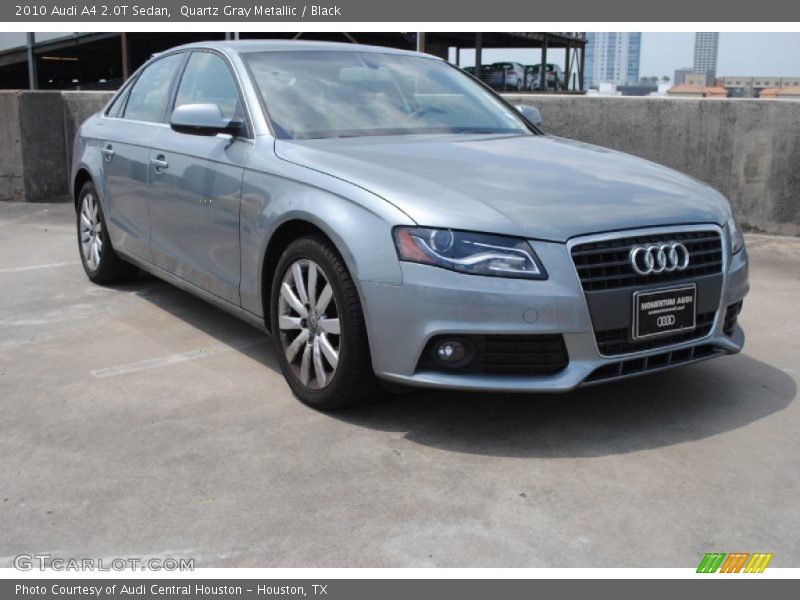 Quartz Gray Metallic / Black 2010 Audi A4 2.0T Sedan