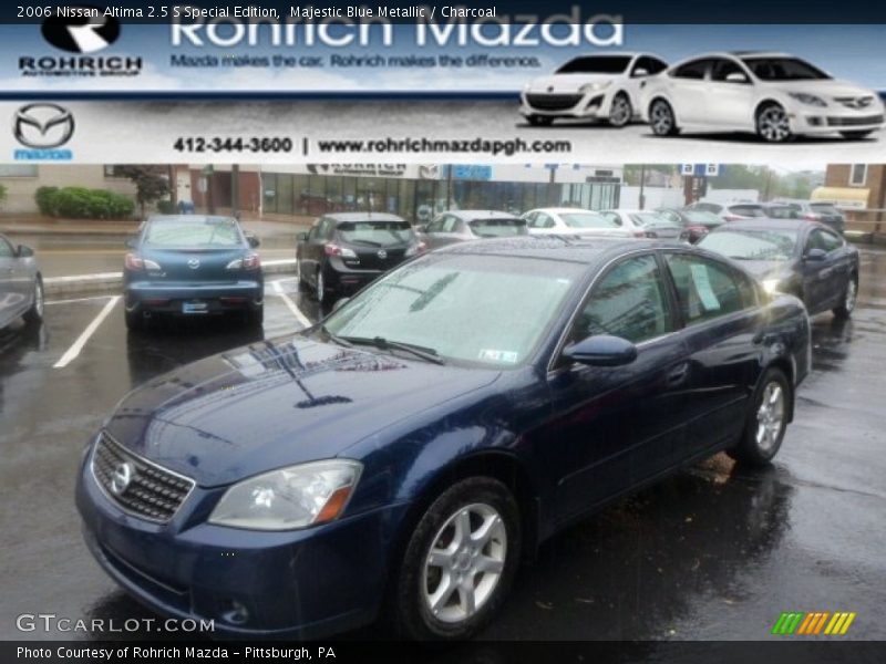 Majestic Blue Metallic / Charcoal 2006 Nissan Altima 2.5 S Special Edition
