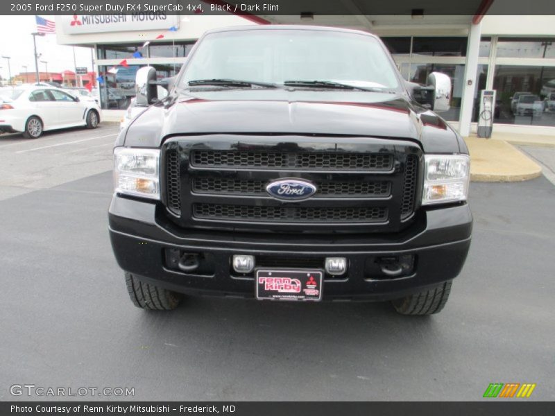 Black / Dark Flint 2005 Ford F250 Super Duty FX4 SuperCab 4x4