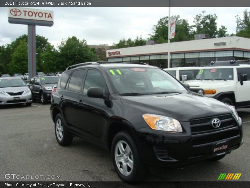 Black / Sand Beige 2011 Toyota RAV4 I4 4WD