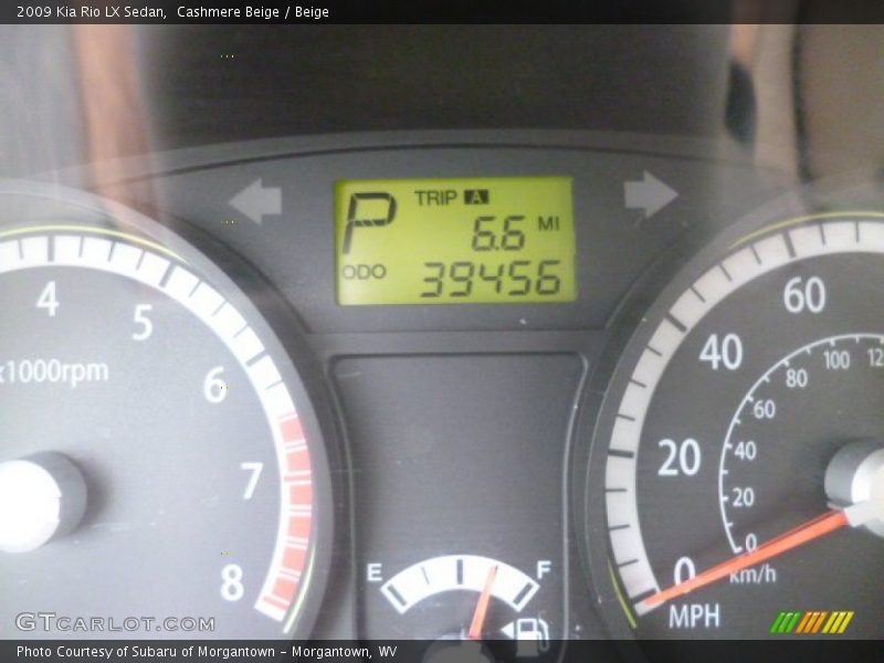 Cashmere Beige / Beige 2009 Kia Rio LX Sedan