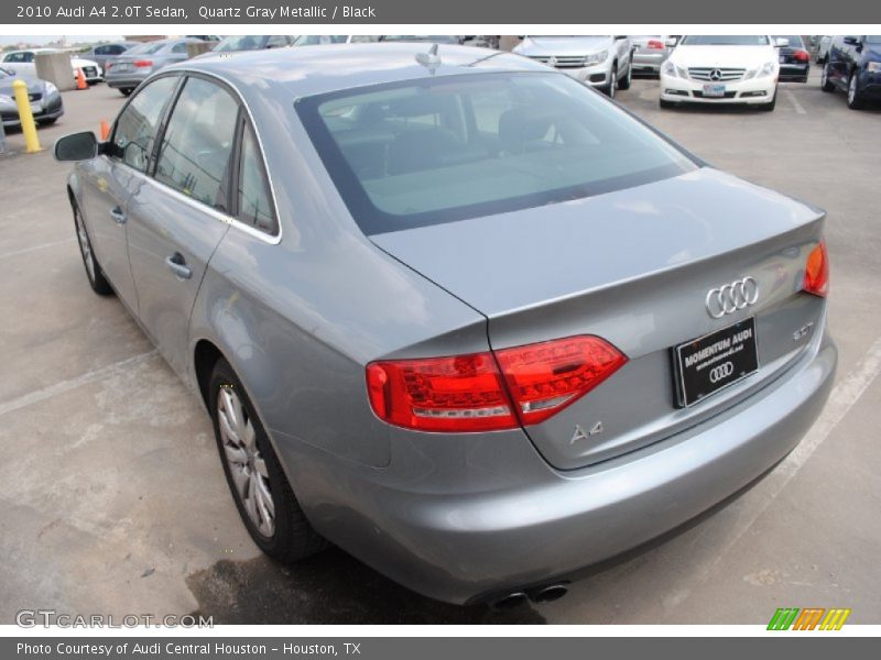 Quartz Gray Metallic / Black 2010 Audi A4 2.0T Sedan