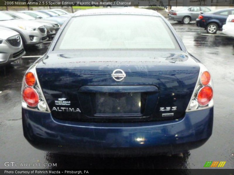 Majestic Blue Metallic / Charcoal 2006 Nissan Altima 2.5 S Special Edition