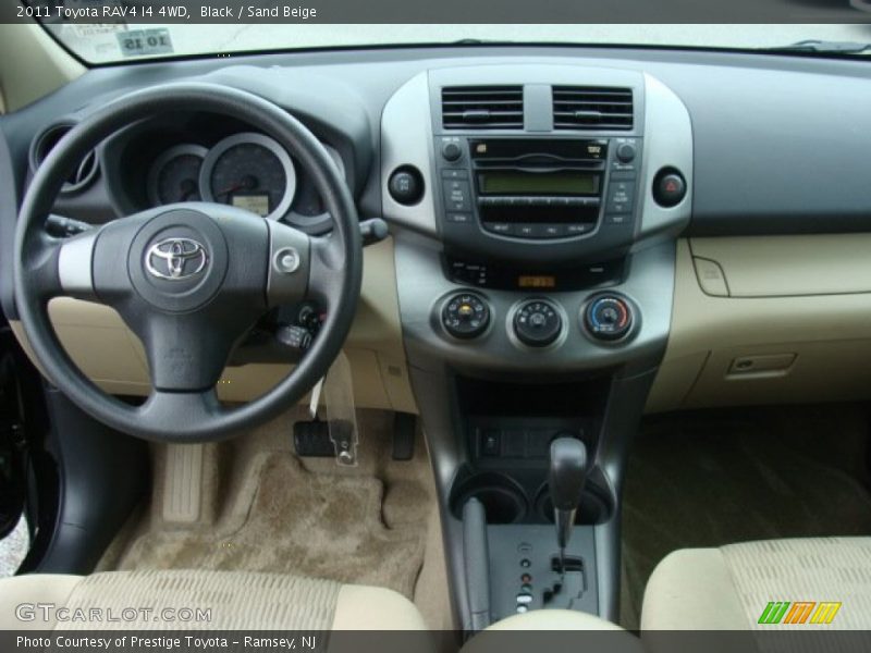 Black / Sand Beige 2011 Toyota RAV4 I4 4WD