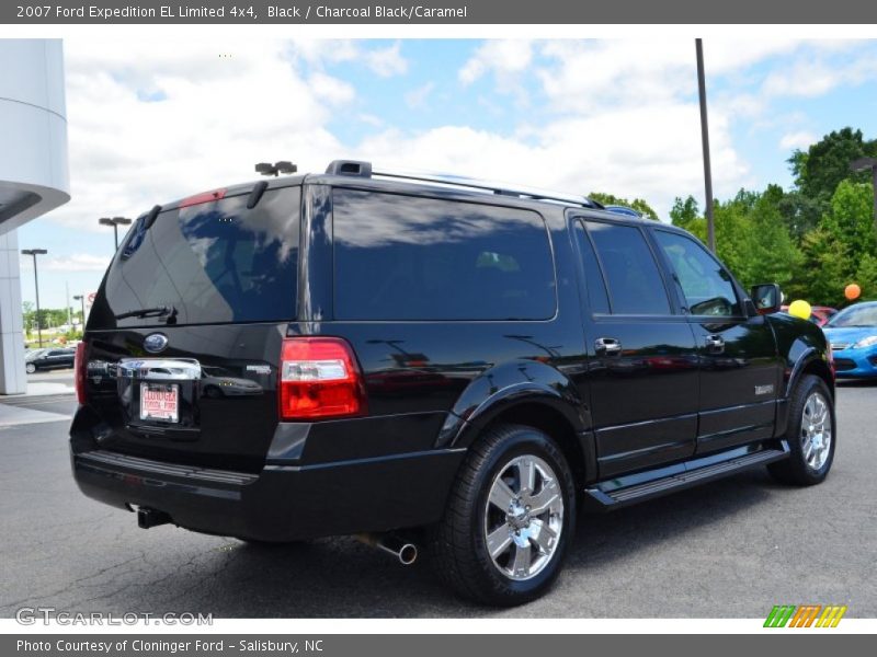 Black / Charcoal Black/Caramel 2007 Ford Expedition EL Limited 4x4