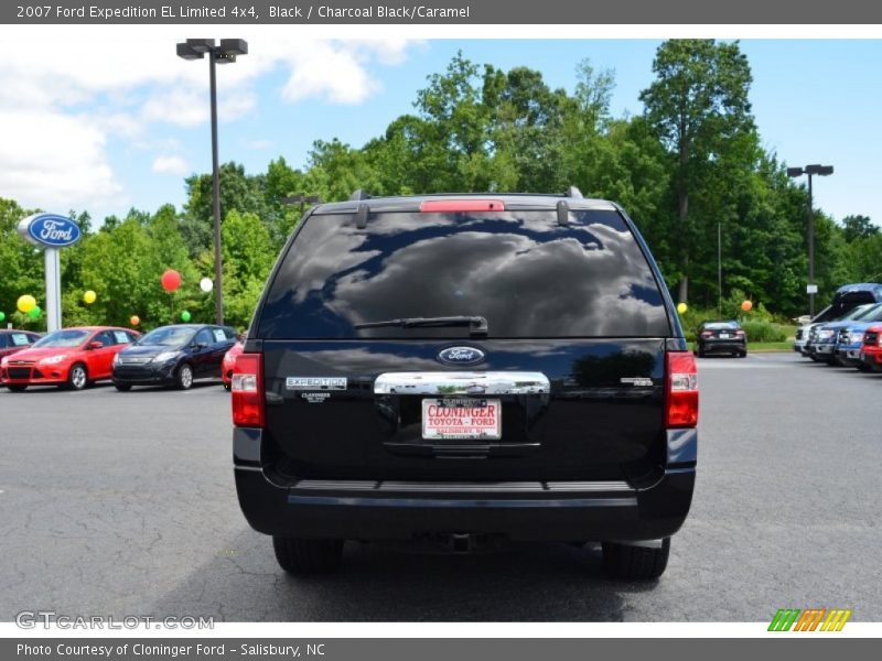 Black / Charcoal Black/Caramel 2007 Ford Expedition EL Limited 4x4