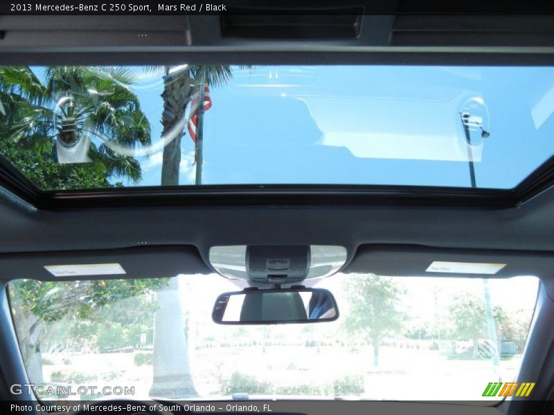 Mars Red / Black 2013 Mercedes-Benz C 250 Sport