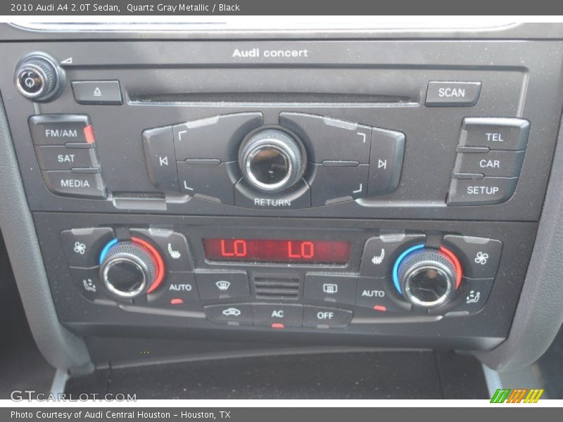 Quartz Gray Metallic / Black 2010 Audi A4 2.0T Sedan