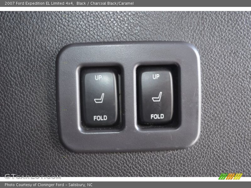 Black / Charcoal Black/Caramel 2007 Ford Expedition EL Limited 4x4