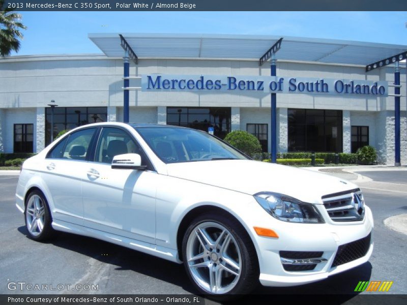 Polar White / Almond Beige 2013 Mercedes-Benz C 350 Sport
