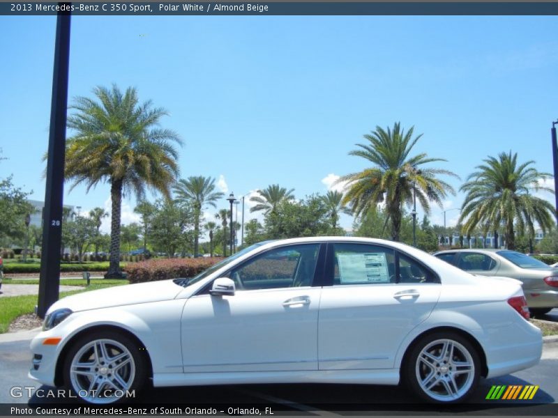 Polar White / Almond Beige 2013 Mercedes-Benz C 350 Sport