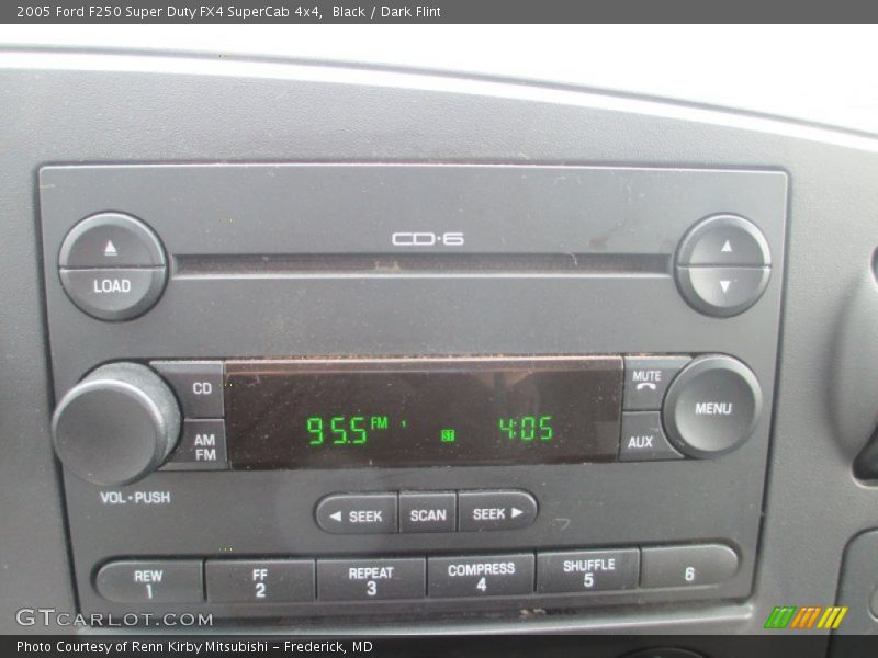 Audio System of 2005 F250 Super Duty FX4 SuperCab 4x4