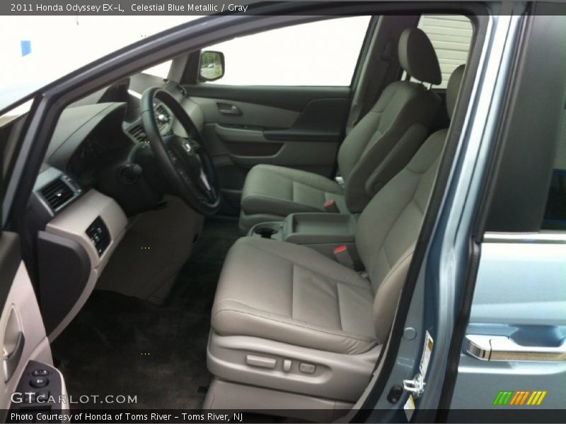 Celestial Blue Metallic / Gray 2011 Honda Odyssey EX-L