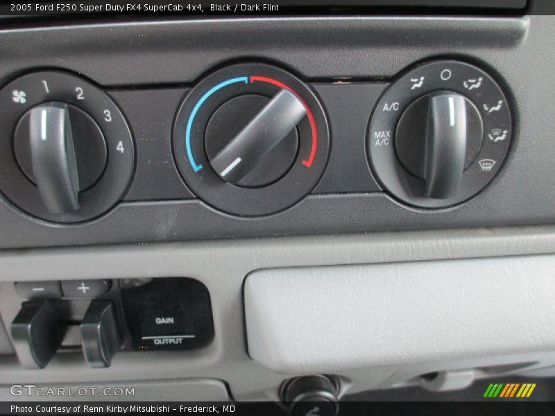 Black / Dark Flint 2005 Ford F250 Super Duty FX4 SuperCab 4x4