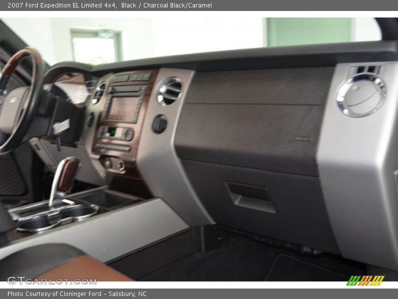 Black / Charcoal Black/Caramel 2007 Ford Expedition EL Limited 4x4