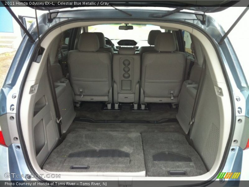 Celestial Blue Metallic / Gray 2011 Honda Odyssey EX-L