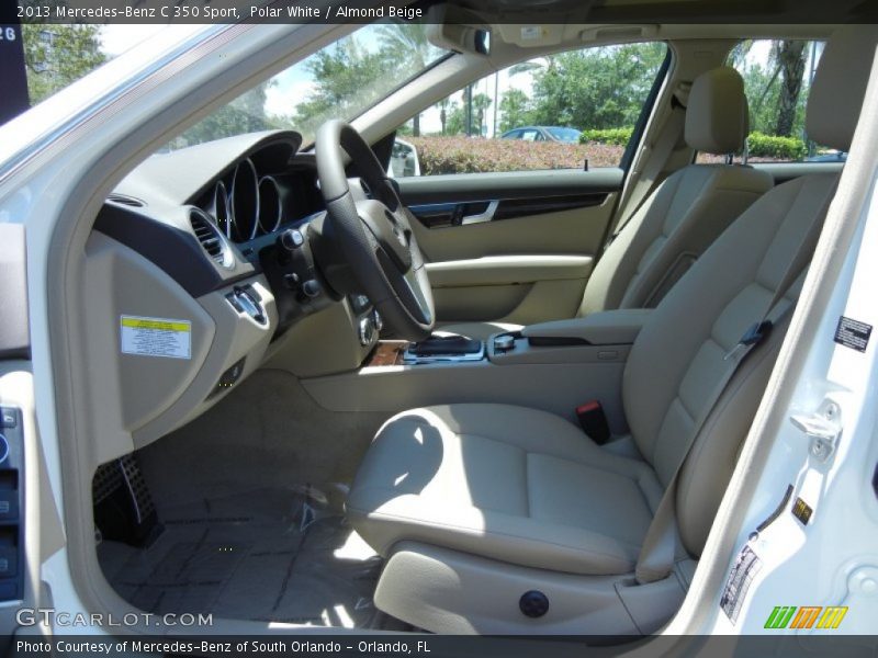 Polar White / Almond Beige 2013 Mercedes-Benz C 350 Sport