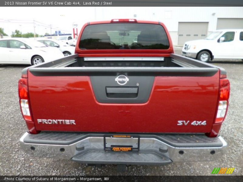 Lava Red / Steel 2013 Nissan Frontier SV V6 Crew Cab 4x4