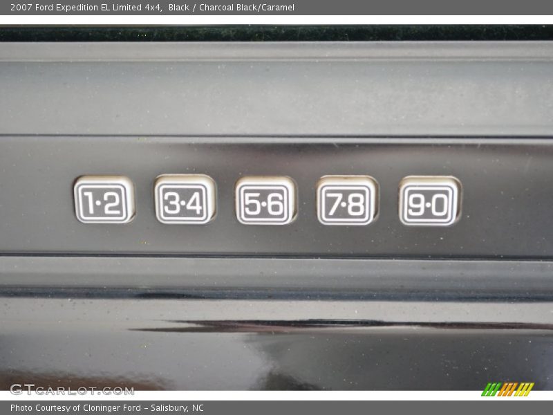 Black / Charcoal Black/Caramel 2007 Ford Expedition EL Limited 4x4