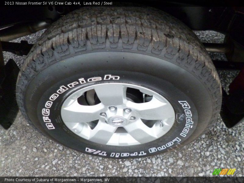 Lava Red / Steel 2013 Nissan Frontier SV V6 Crew Cab 4x4