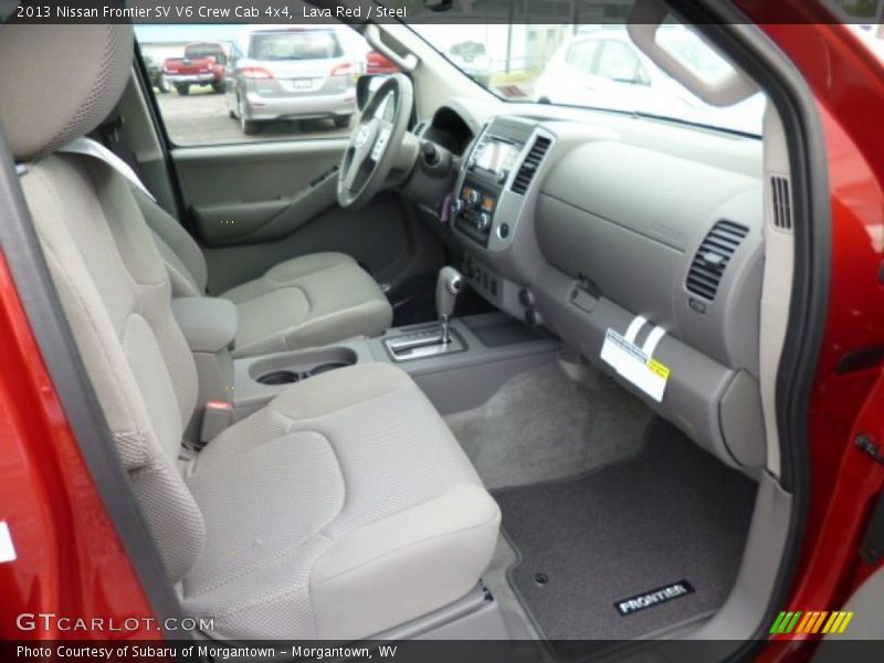 Lava Red / Steel 2013 Nissan Frontier SV V6 Crew Cab 4x4