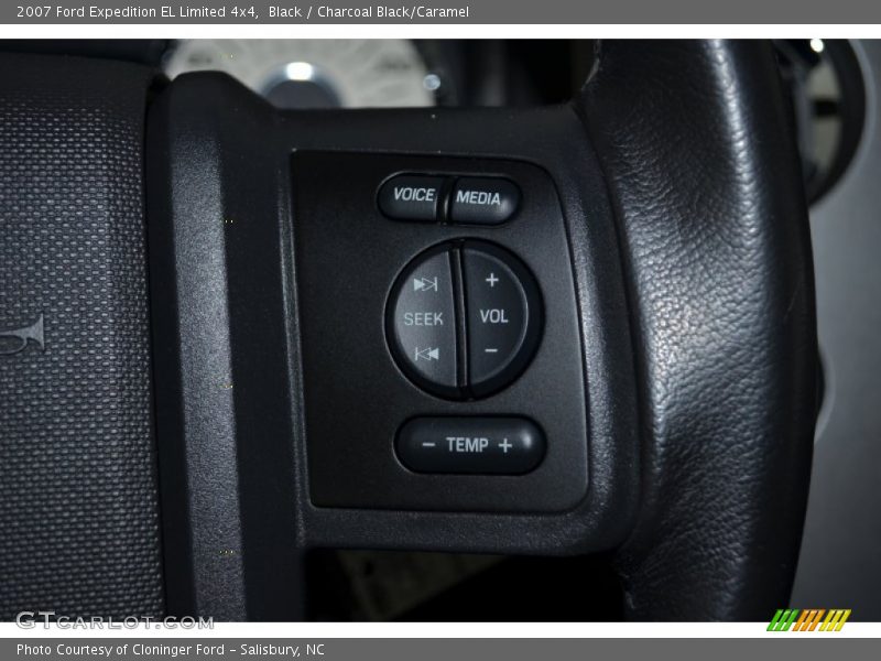Black / Charcoal Black/Caramel 2007 Ford Expedition EL Limited 4x4